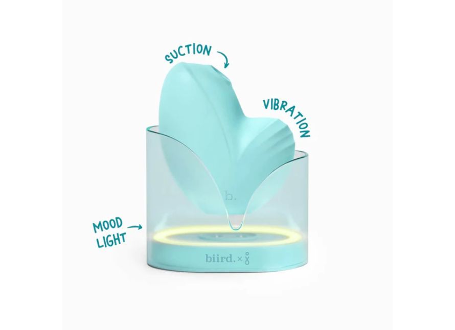 Biird Namii Jouissance Club Edition 2 In 1 Air Pulse Massager and Soft Hands-Free Vibrator