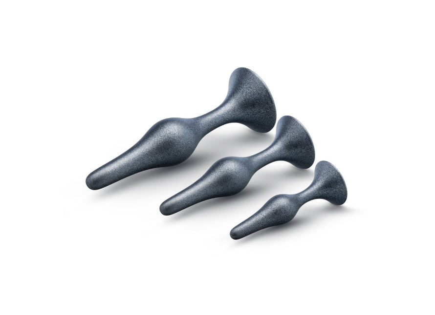 Blush Anal Adventures Matrix Genesis Silicone Graduated Tapered Butt Plug Set