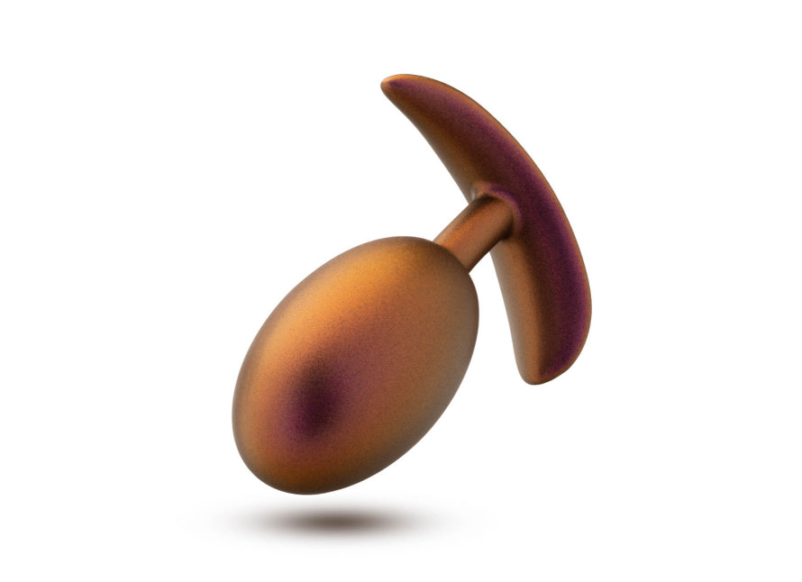 Blush Anal Adventures Matrix Neutron Plug Medium Silicone Weighted Rumbly Butt Plug
