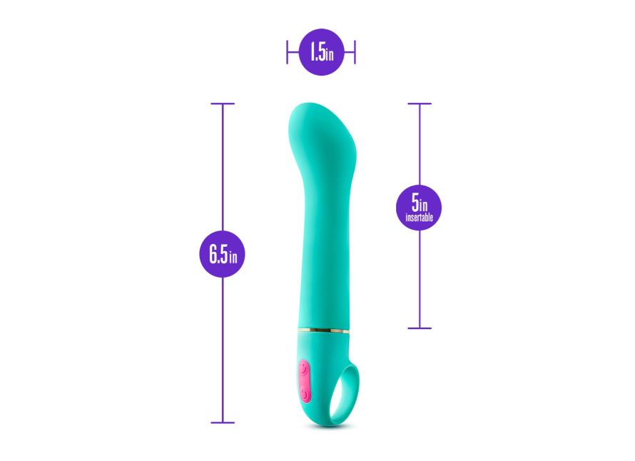 Blush Aria Flirty AF Curved G-Spot Vibrator With Loop Handle