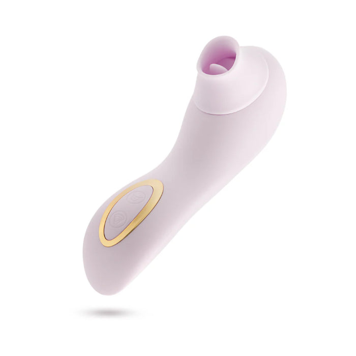 Blush Delice Fleur Air Pulsing Rechargeable Suction and Flicking Tongue Stimulator