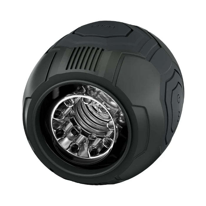 Blush Dome X Vibrating Manual Pressure Control Open Ended Rechargeable Masturbator