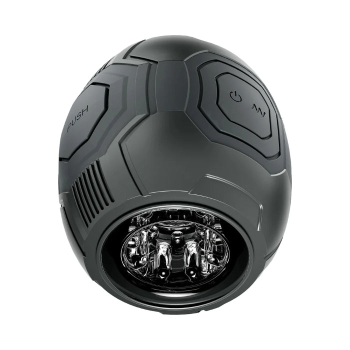 Blush Dome X Vibrating Manual Pressure Control Open Ended Rechargeable Masturbator