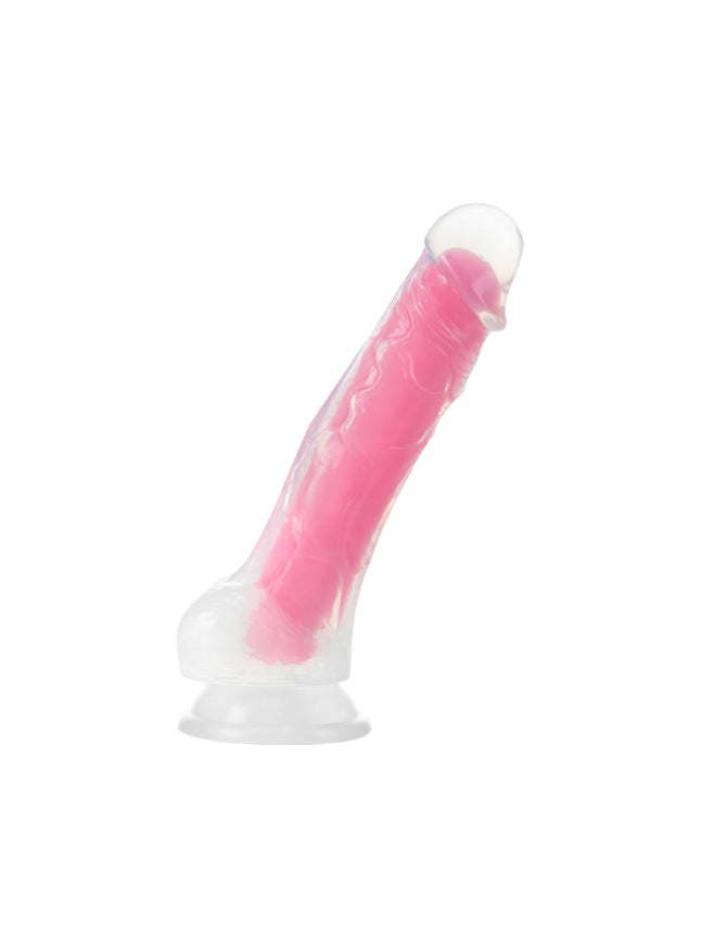 Blush Neo Elite Glow-in-the-Dark Paradise 7.5 Inch Silicone Dildo