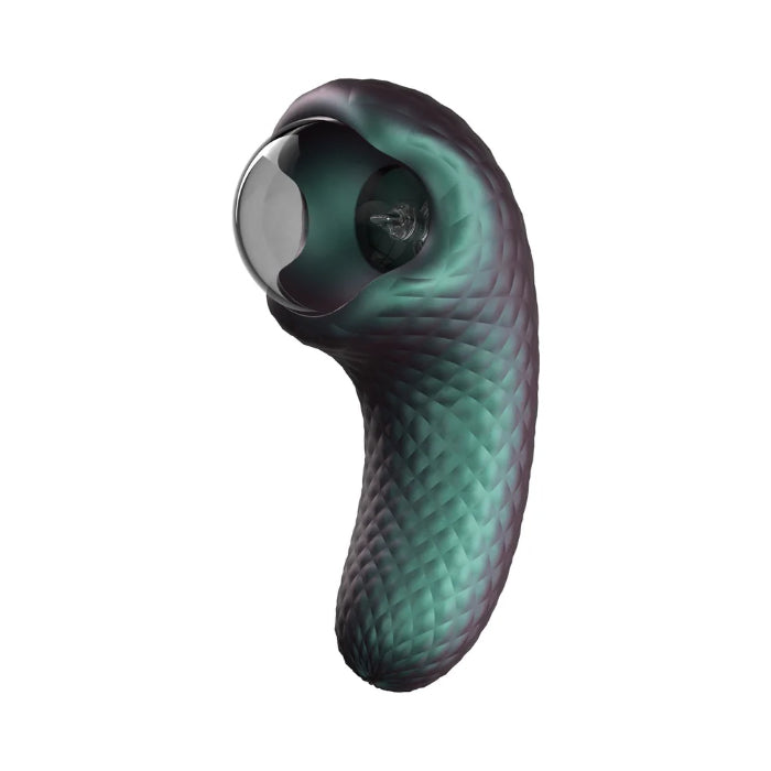 Blush Temptasia Enchanted Serpent Rechargeable Dual Motor Pulse Vibrator With Plasma Globe