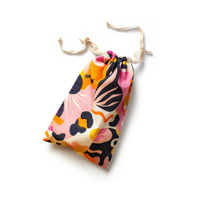 Blush The Collection Burst Drawstring Cotton Toy Bag