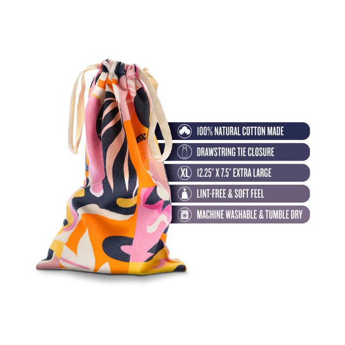 Blush The Collection Burst Drawstring Cotton Toy Bag