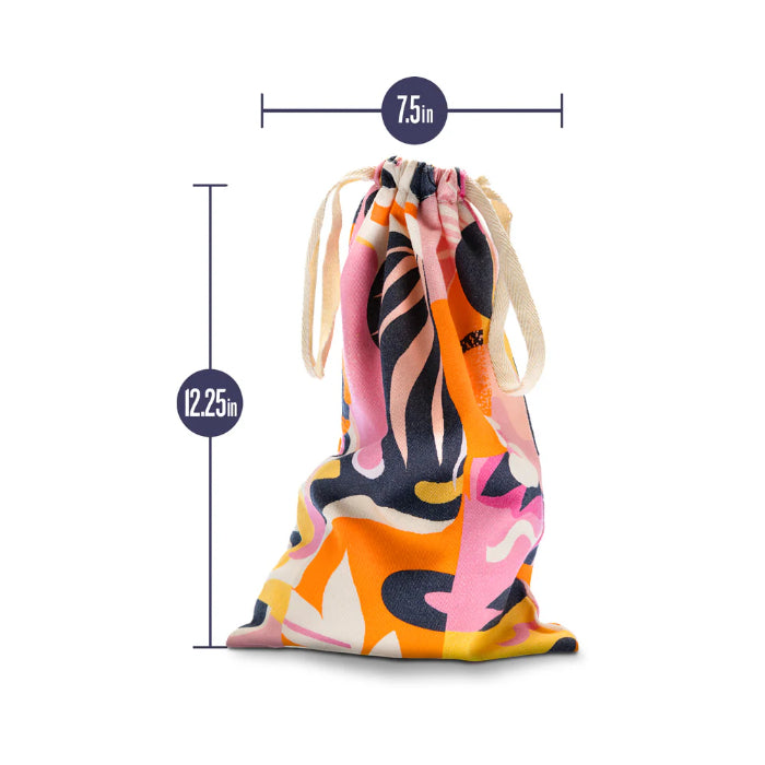 Blush The Collection Burst Drawstring Cotton Toy Bag