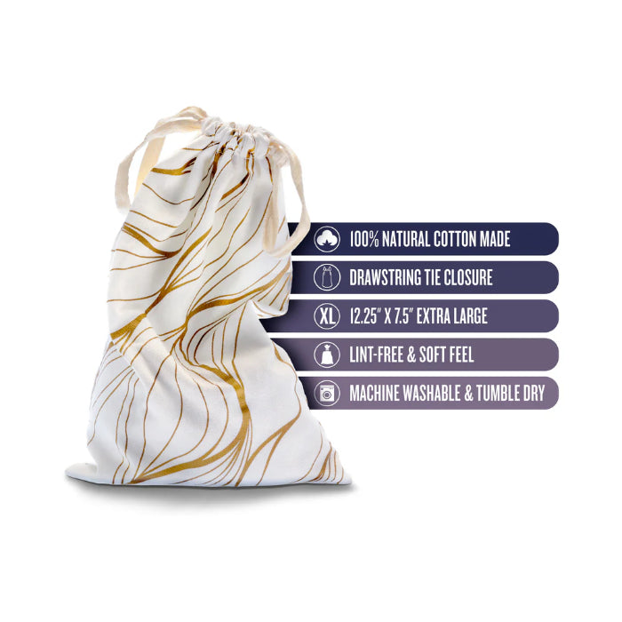 Blush The Collection Embrace Drawstring Cotton Toy Bag