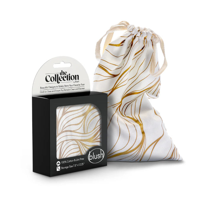 Blush The Collection Embrace Drawstring Cotton Toy Bag