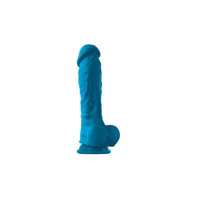 Colours 8 Inch Dual Density Silicone Suction Cup Dildo