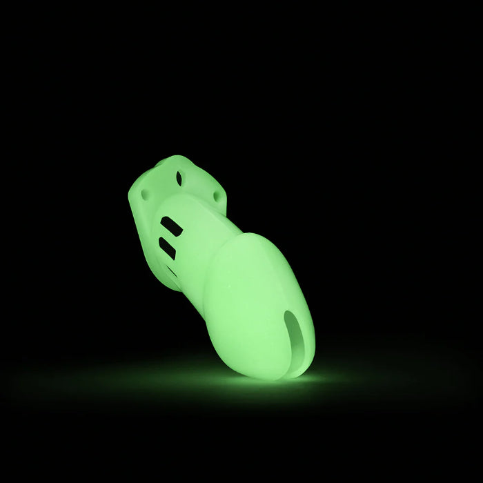 CB-6000 Glow-in-the-Dark Locking Chastity Cage Kit