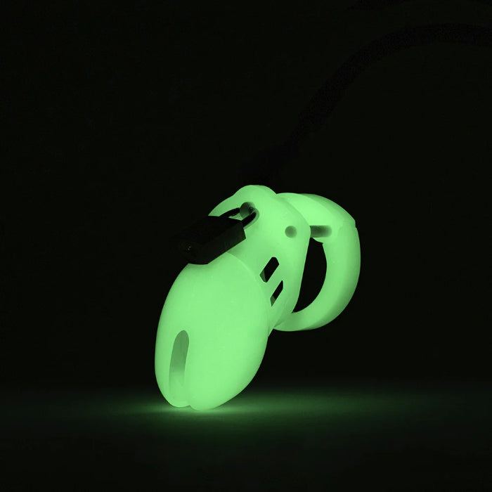 CB-6000S Glow-in-the-Dark Locking Chastity Cage Kit