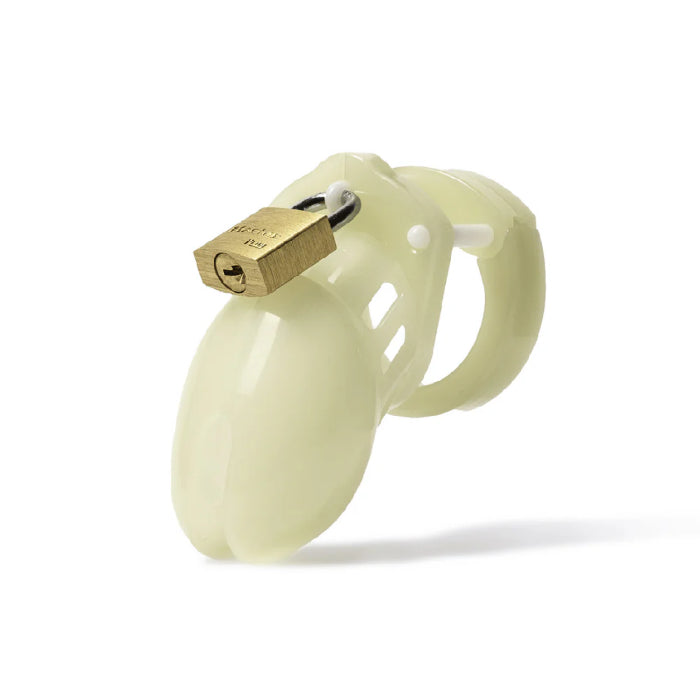 CB-6000S Glow-in-the-Dark Locking Chastity Cage Kit