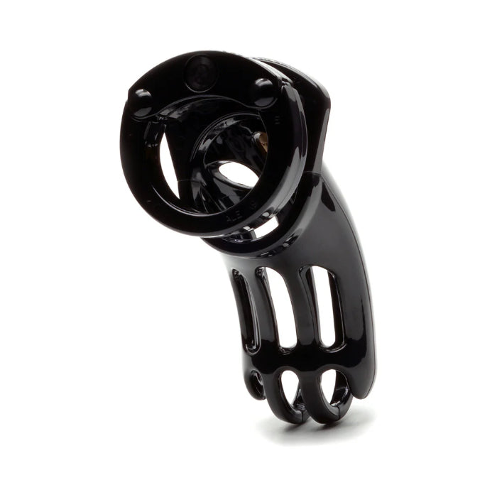 CB-X The Curve Black Breathable Large Locking Chastity Cage Kit