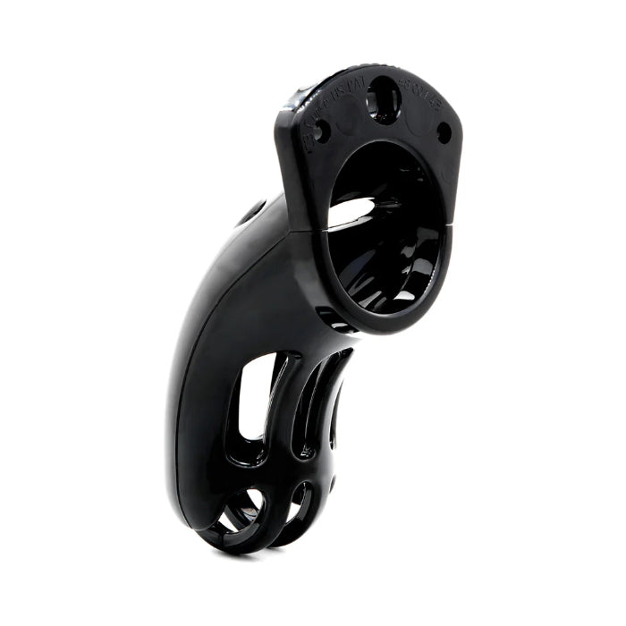 CB-X The Curve Black Breathable Large Locking Chastity Cage Kit