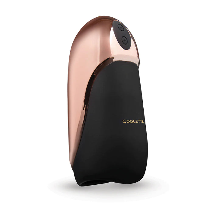 Coquette The Hedonist Stroker Rechargeable Silicone Vibrating Masturbator