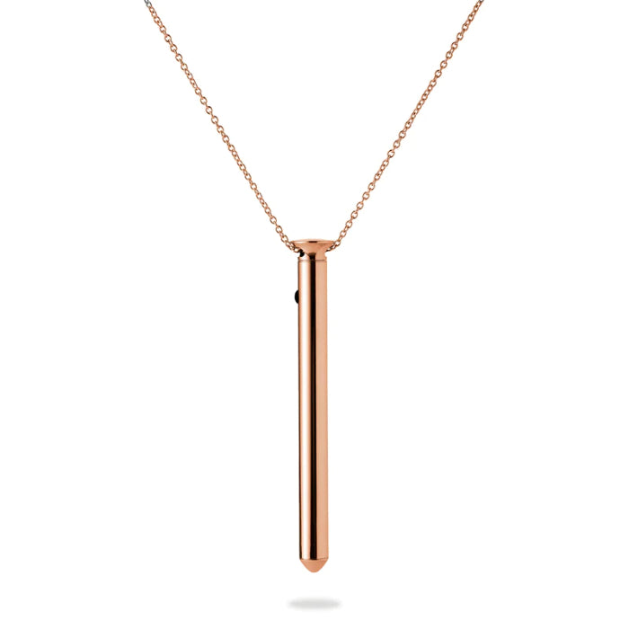 Crave Vesper 2 Rose Gold Wearable Rechargeable Vibrator Pendant Necklace