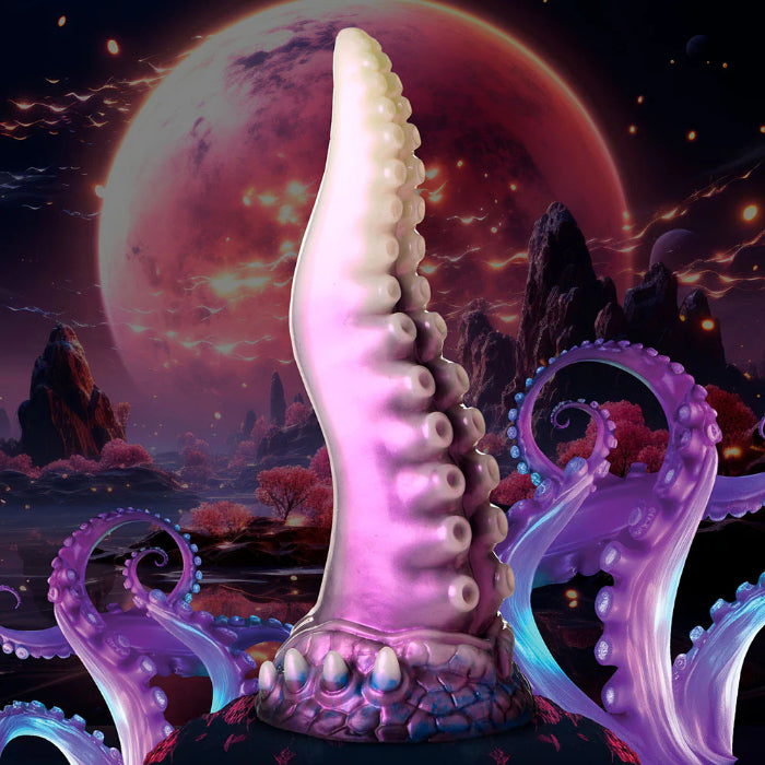 Creature Cocks Astropus Tentacle Textured Fantasy Shaped Harnessable Silicone Dildo With Suction Cup