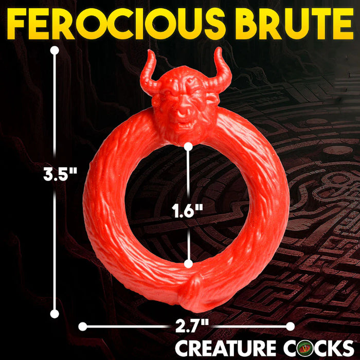 Creature Cocks Beast Mode Fantasy Shaped Silicone Cock Ring