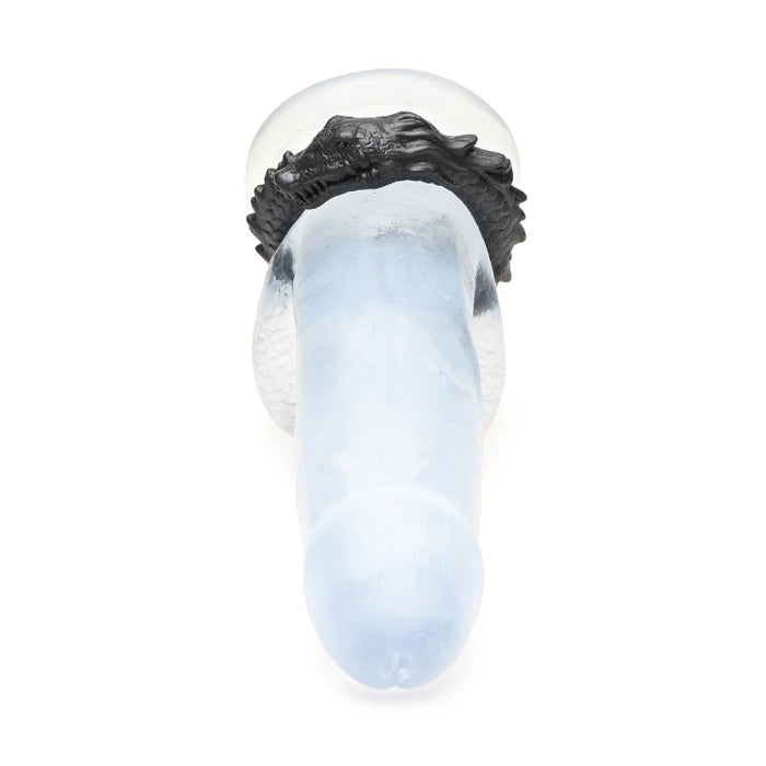 Creature Cocks Black Caiman Fantasy Shaped Silicone Cock Ring