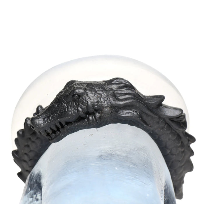Creature Cocks Black Caiman Fantasy Shaped Silicone Cock Ring