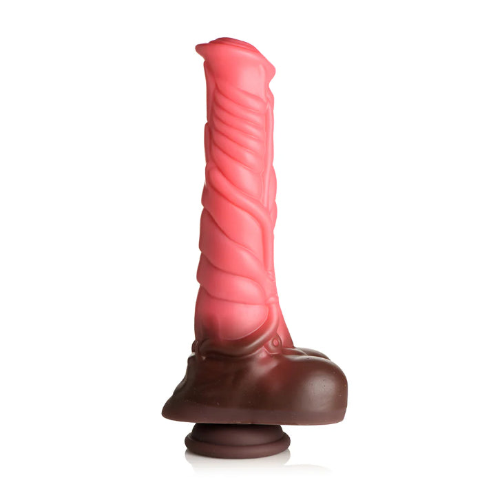 Creature Cocks Centaur Rechargeable Thrusting And Vibrating Harnessable Silicone Dildo With Remote Control And Suction Cup