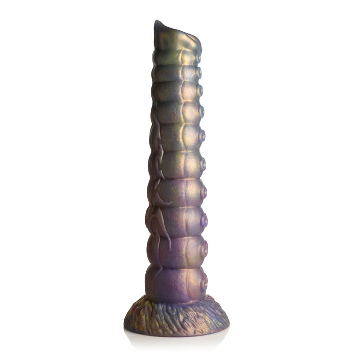 Creature Cocks Deep Invader Tentacle Textured Extra Large Ovipositor Fantasy Shaped Harnessable Dildo with Silicone Eggs