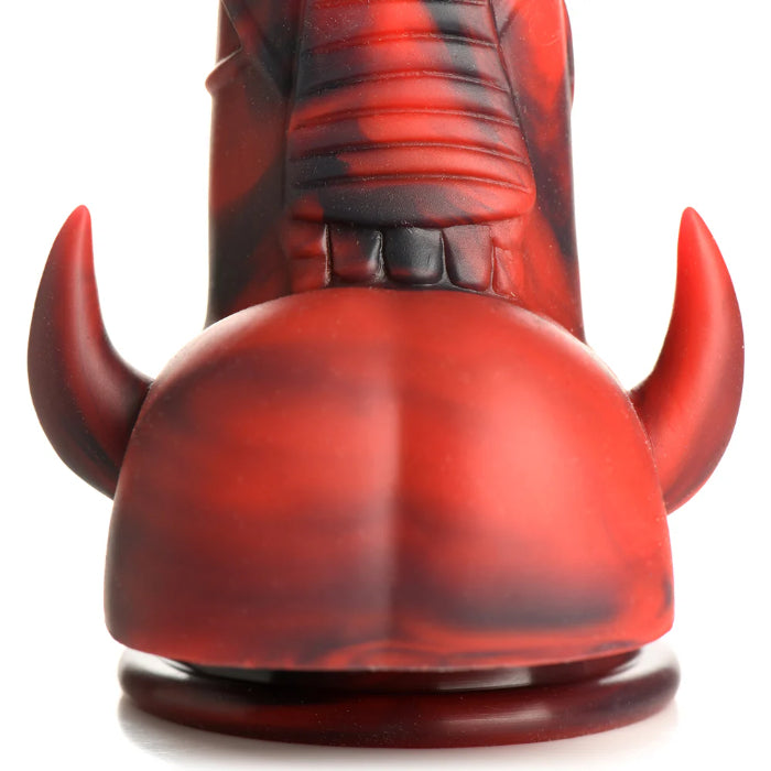 Creature Cocks Horny Devil Demon Silicone Fantasy Shaped Girthy Harnessable Dildo With Suction Cup