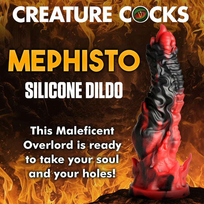 Creature Cocks Mephisto Fantasy Shaped Harnessable Dildo With Suction Cup