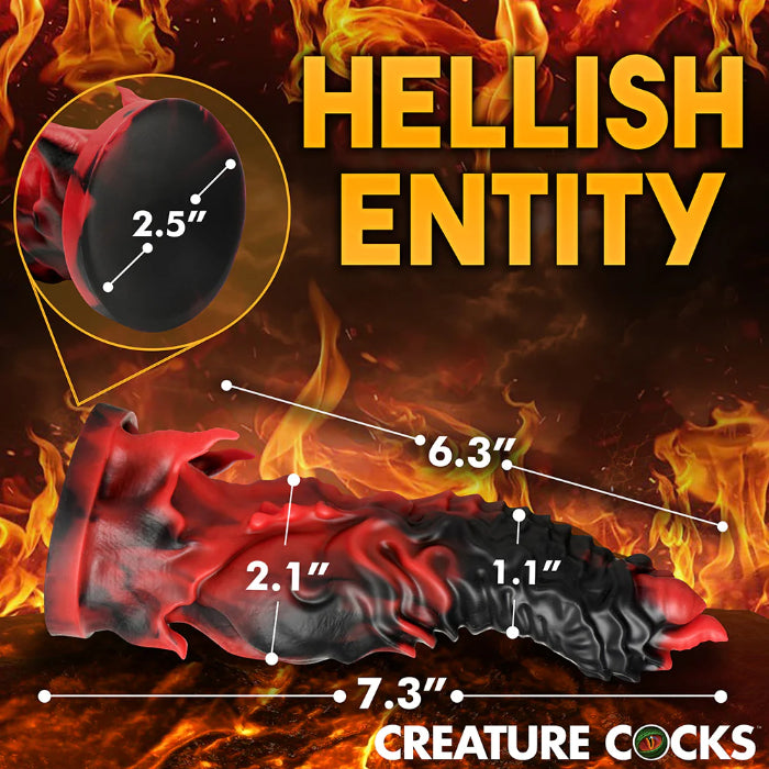 Creature Cocks Mephisto Fantasy Shaped Harnessable Dildo With Suction Cup