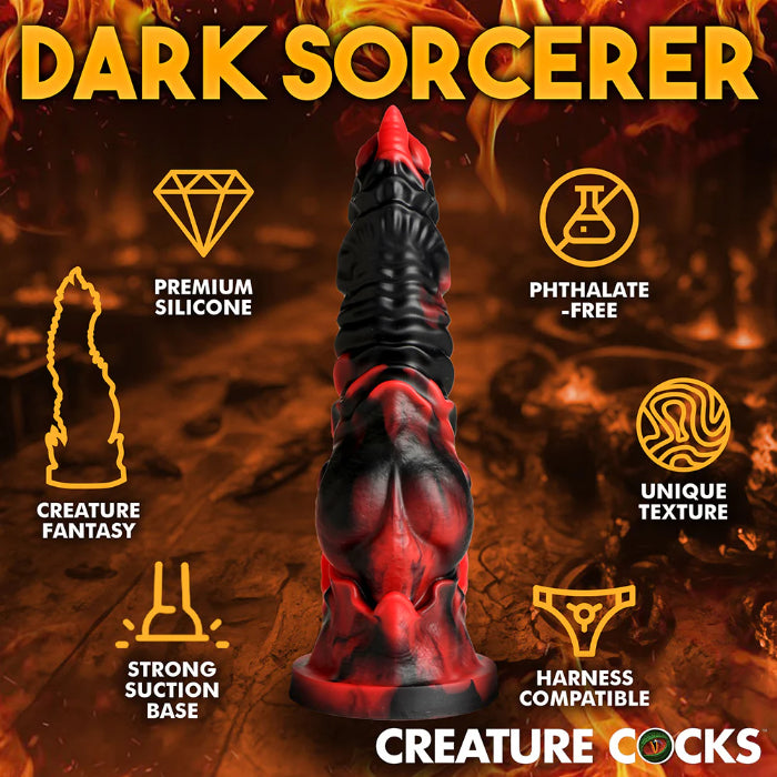 Creature Cocks Mephisto Fantasy Shaped Harnessable Dildo With Suction Cup