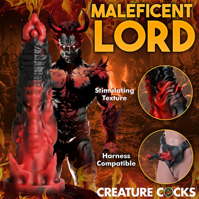 Creature Cocks Mephisto Fantasy Shaped Harnessable Dildo With Suction Cup