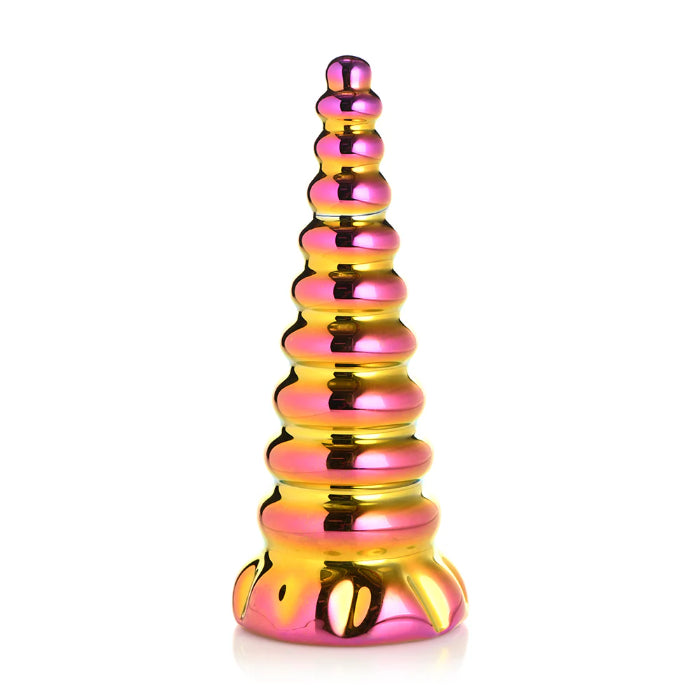 Creature Cocks Twilight Rainbow Glass Dildo Fantasy Shaped Harnessable Dildo