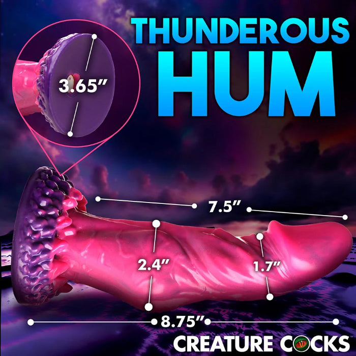 Creature Cocks Xenox Vibrating Rechargeable Remote-Control Fantasy Shaped Harnessable Silicone Dildo With Suction Cup