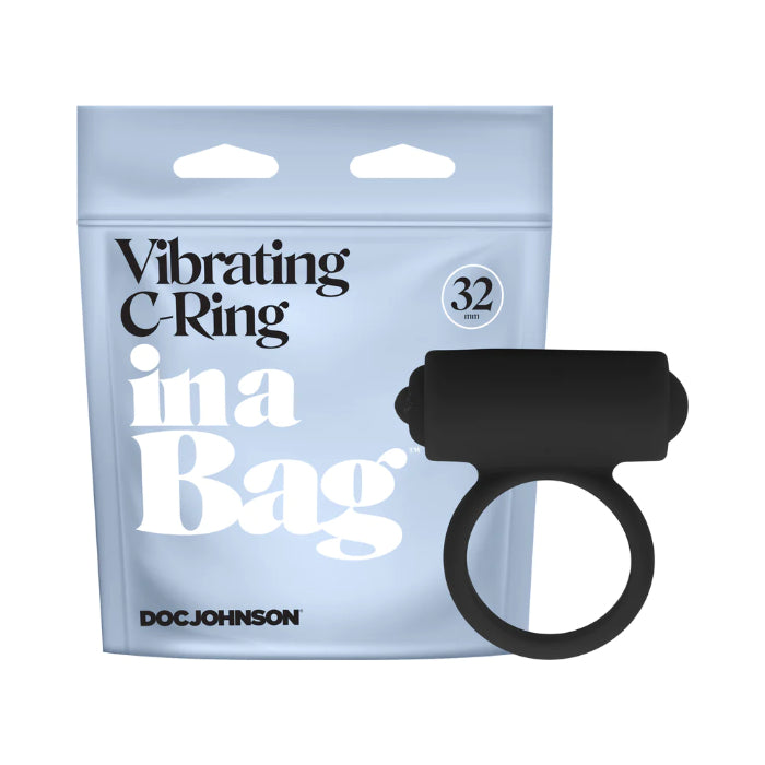 Doc Johnson In A Bag Vibrating Battery-Operated Silicone C-Ring