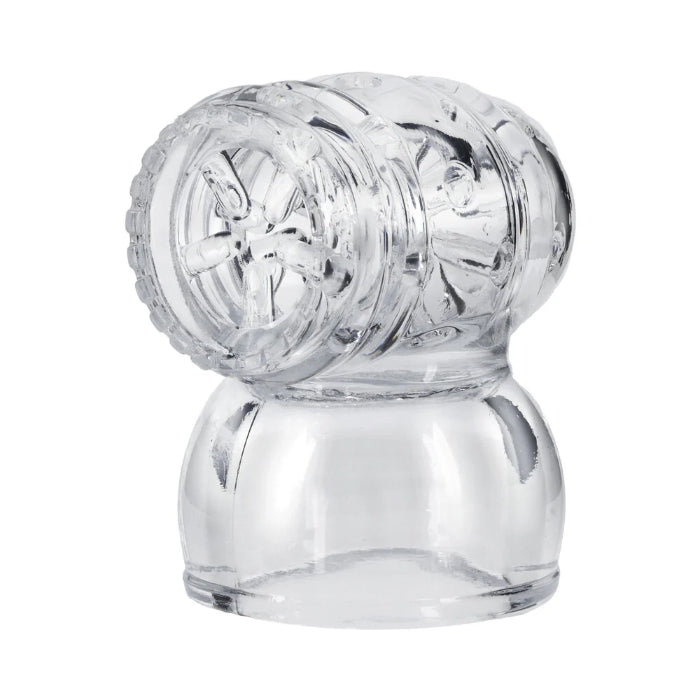 Doc Johnson Merci Cock Teaser Textured Head Stimulator Clear Wand Attachment