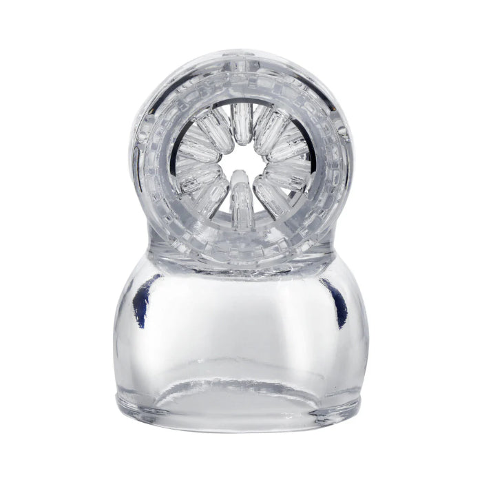 Doc Johnson Merci Cock Teaser Textured Head Stimulator Clear Wand Attachment