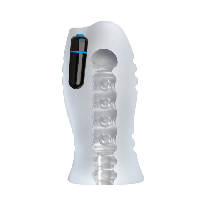 Doc Johnson OptiMale Textured Vibrating Stroker