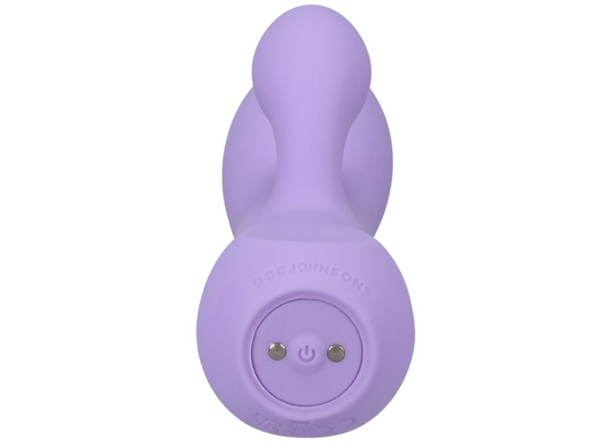 Doc Johnson Ritual Aura Rechargeable Super Soft Silicone Dual Stimulating Rabbit Vibrator