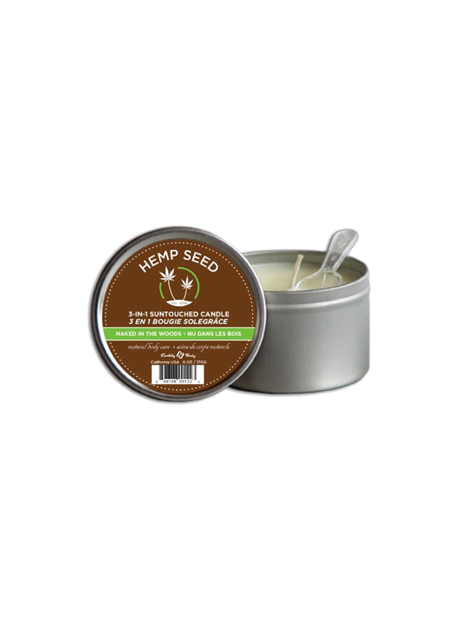 Earthly Bodies Naked In The Woods Moisturizing Massage Temperature Play Candle