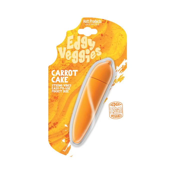 Edgy Veggies Carrot Cake Battery-Operated Carrot Shaped Bullet Vibrator