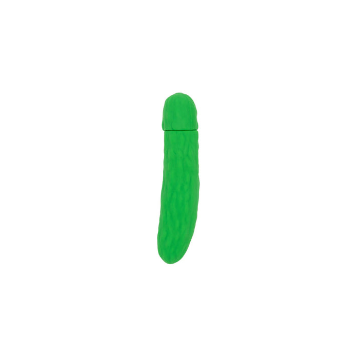 Emojibator Pickle USB Rechargeable Pickle Shaped Silicone Vibrating Bullet