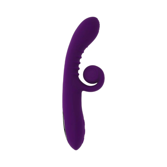 Evolved Curlicue Silicone Rechargeable Constant Contact Rabbit Style Vibrator