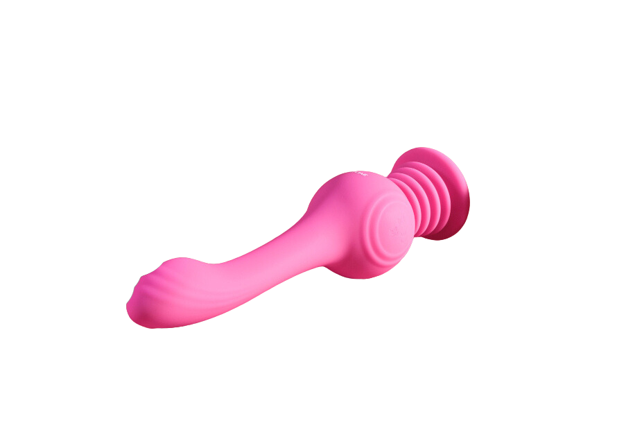 Evolved Gyro Vibe Rechargeable Powerful Gyrating Suction Cup Silicone Vibrator