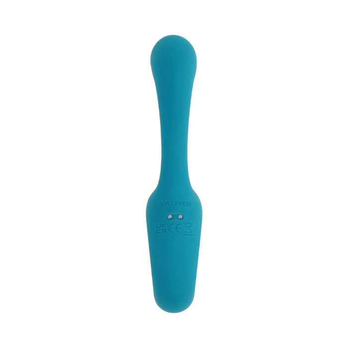 Evolved How Many Licks Flicking Tongue Rechargeable Silicone Dual Motor Vibrator With Handle