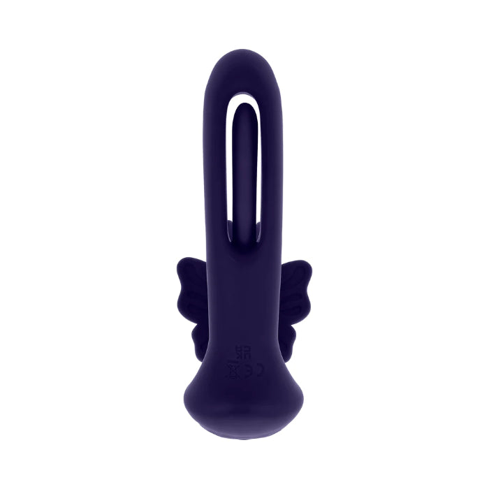 Evolved Lord Of The Wings Rechargeable Silicone Remote Control Dual Motor Rabbit Style Vibrator