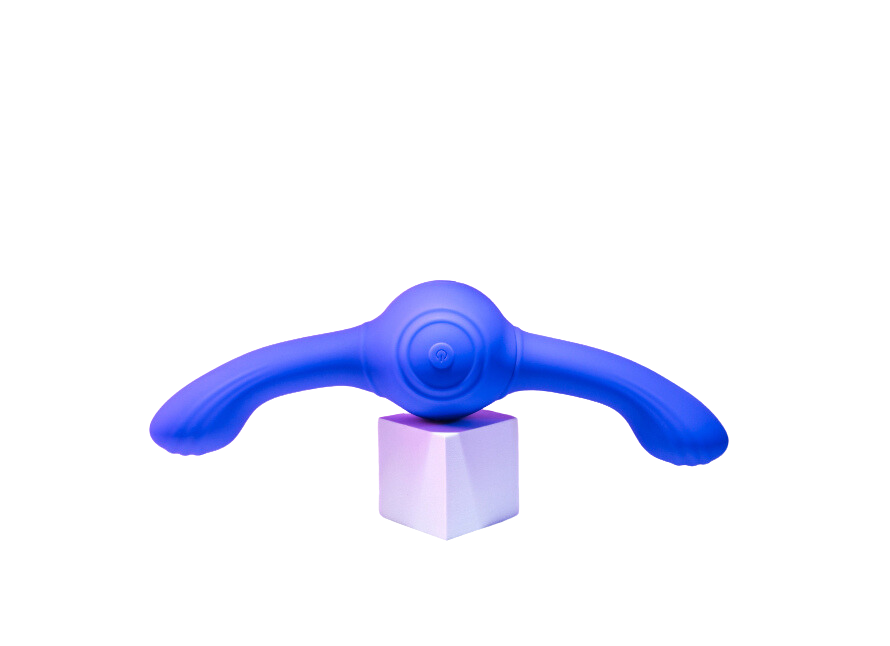 Evolved Our Gyro Vibe Rechargeable Dual Ended Powerful Gyrating Silicone Vibrator