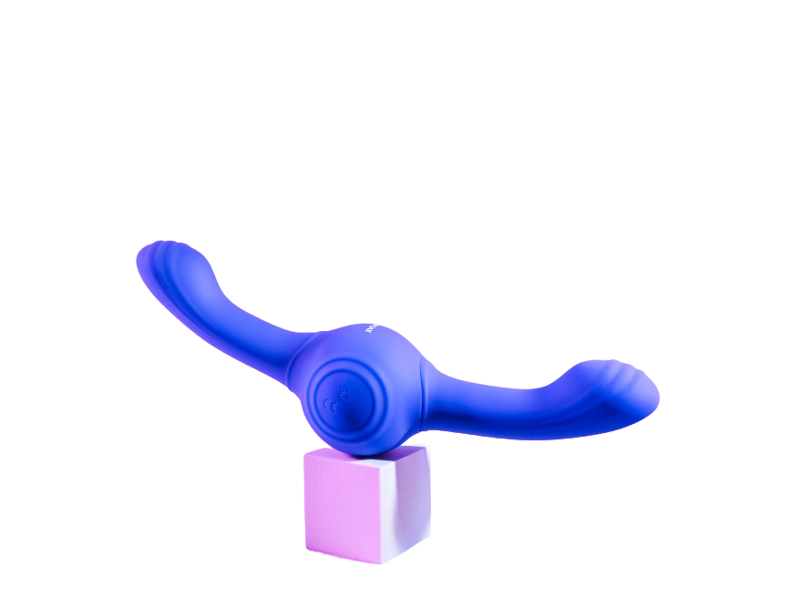 Evolved Our Gyro Vibe Rechargeable Dual Ended Powerful Gyrating Silicone Vibrator