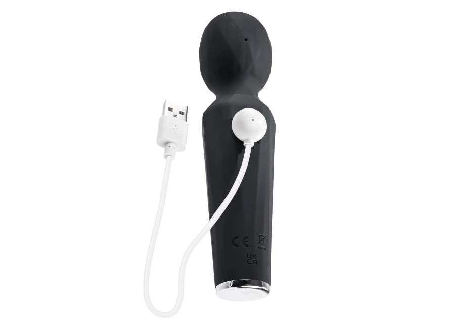 Evolved Rainbow Sucker Light-Up Rechargeable Dual-Function Silicone Suction Mini Wand Vibrator